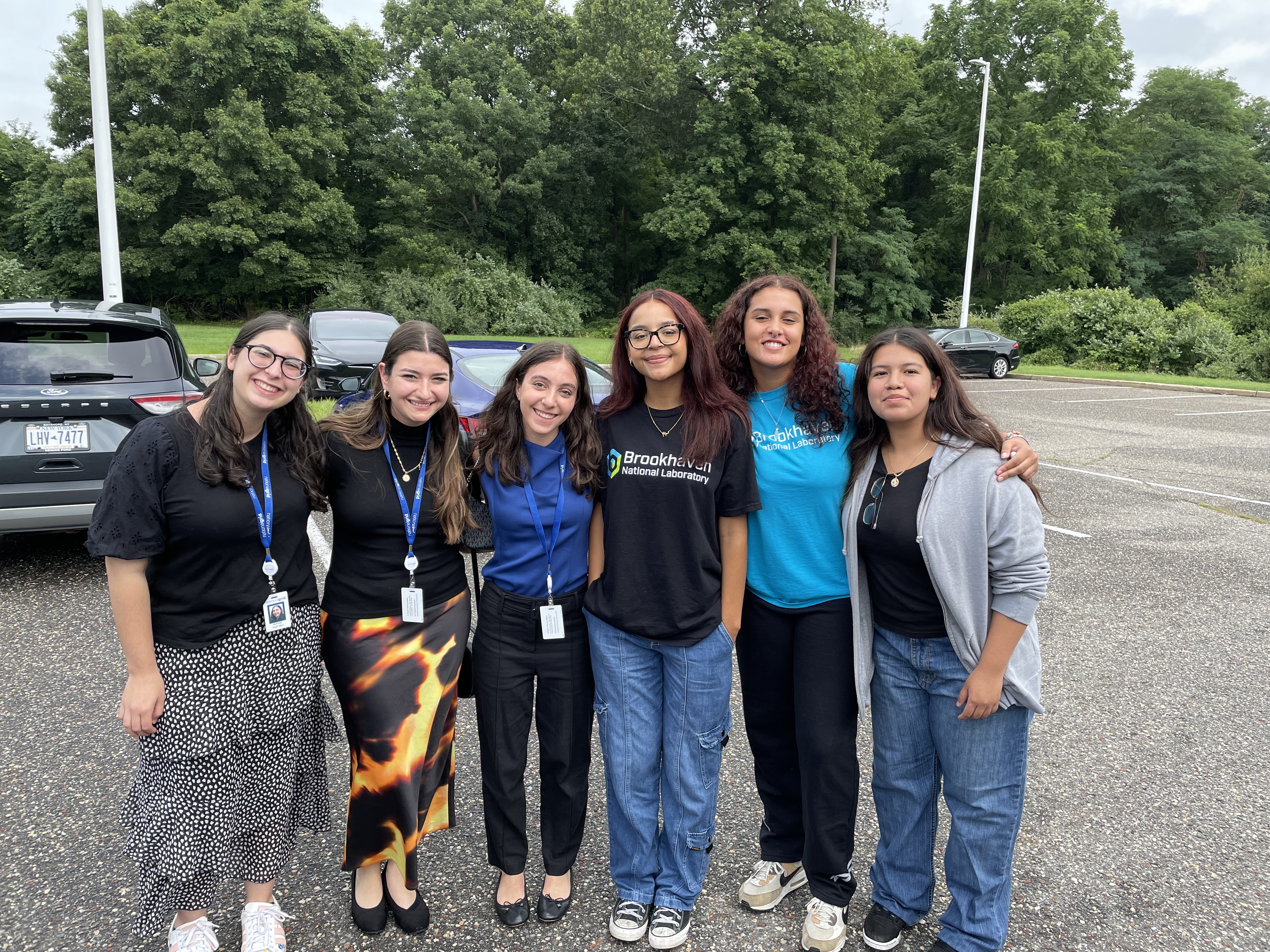 Students with National Grid Team