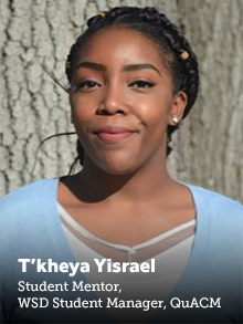T'kheya Yisrael: Student Mentor, WSD Student Manager, QuACM