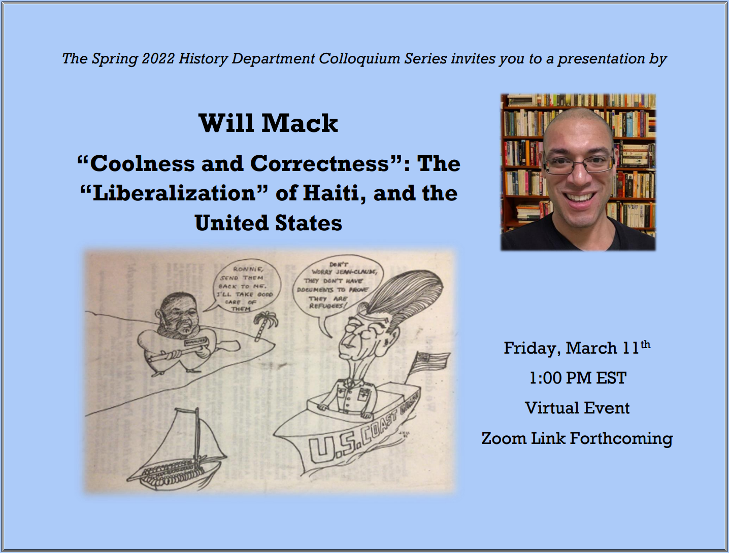 Will Mack Colloquium