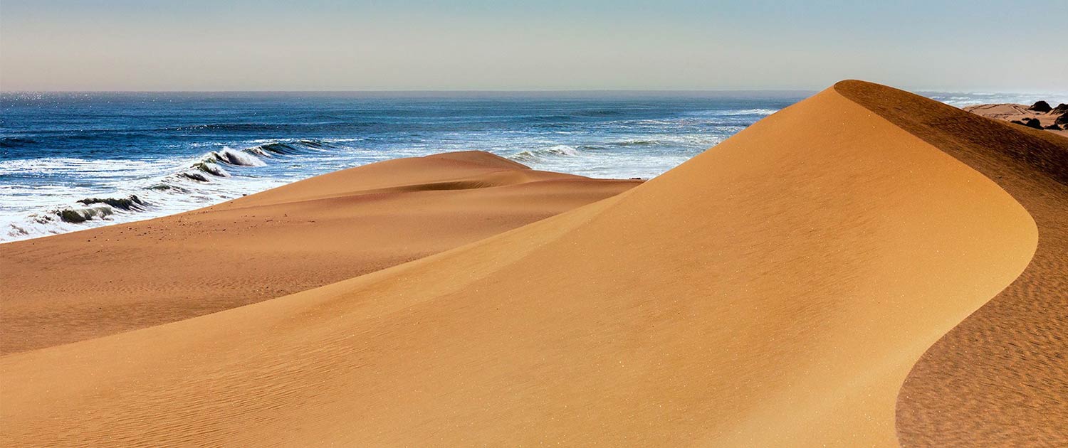 Desert meets the ocean- Iran