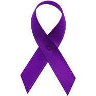 Domestic Violence Awareness Month Purple Ribbon