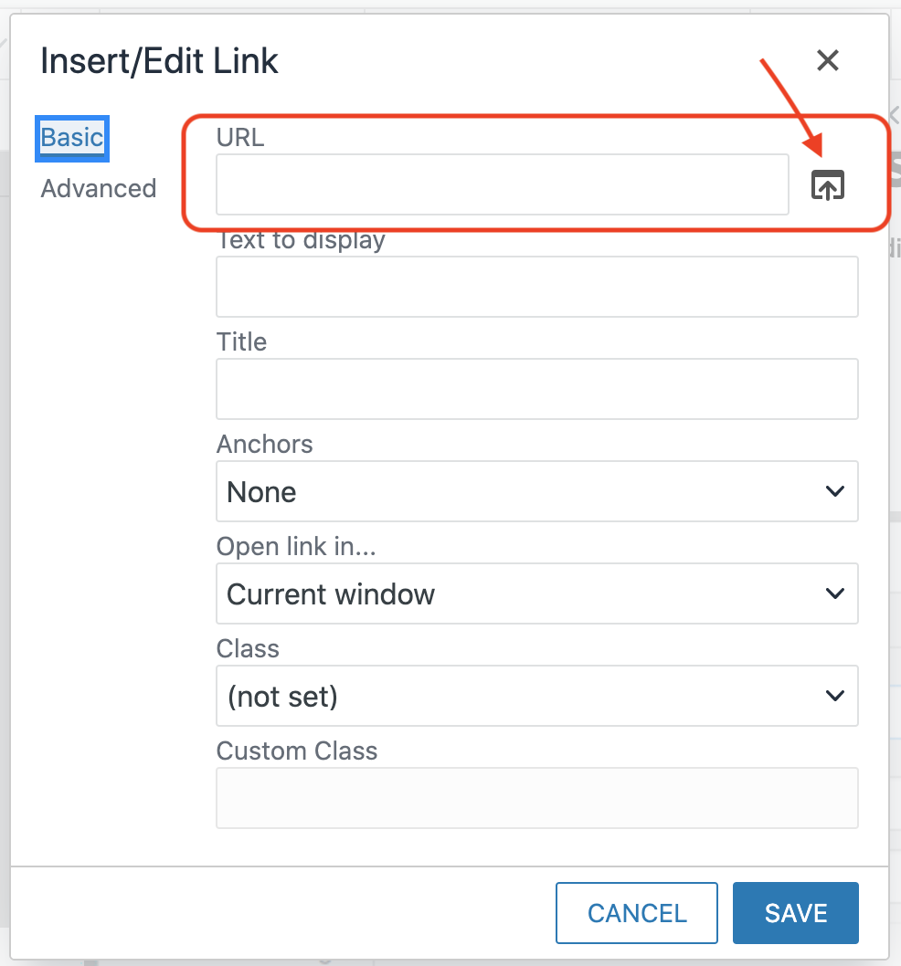 Insert select file annotated