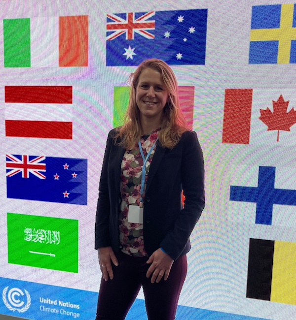 Deborah Aller at the United Nations Climate Change