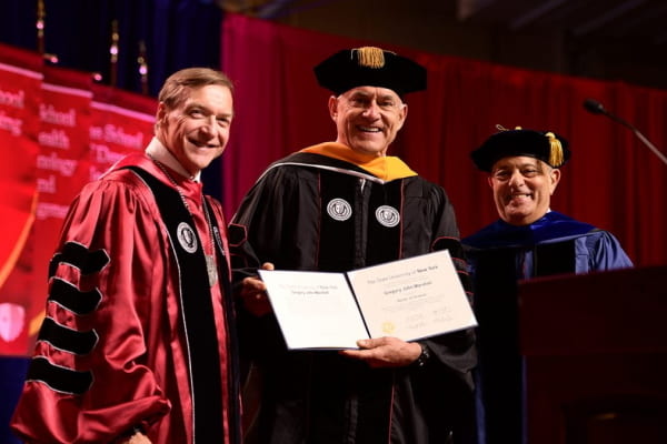 Greg Marshall receives his honorary doctorate