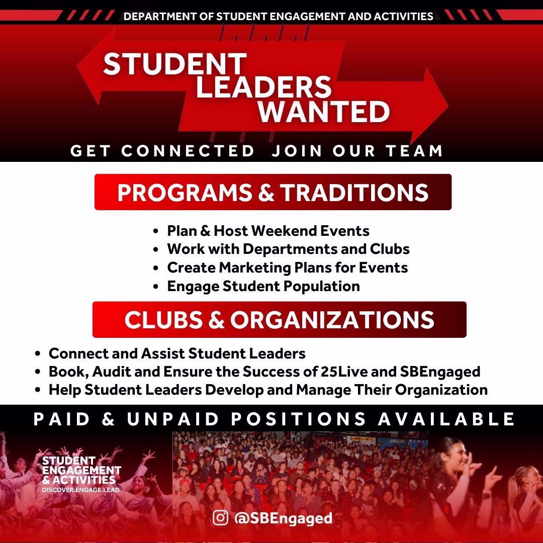 student leaders wanted